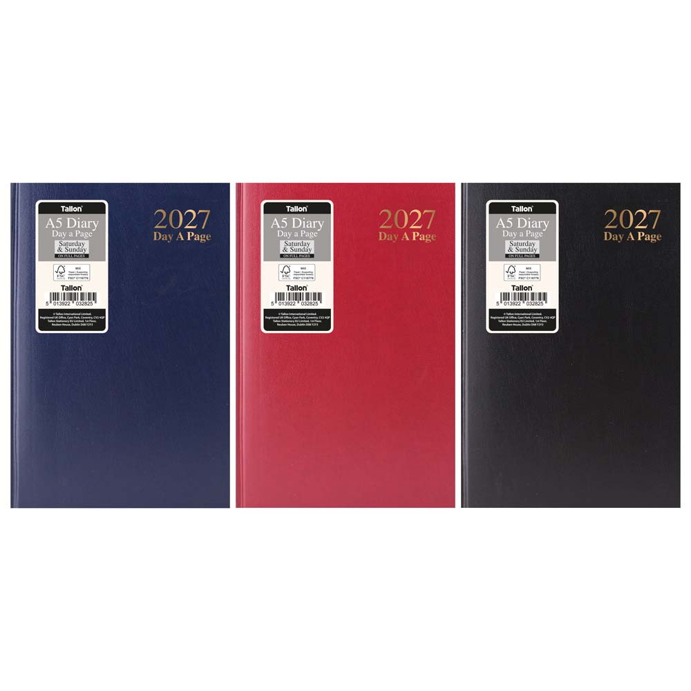 Diary A5 DAP Casebound Value 7 Days