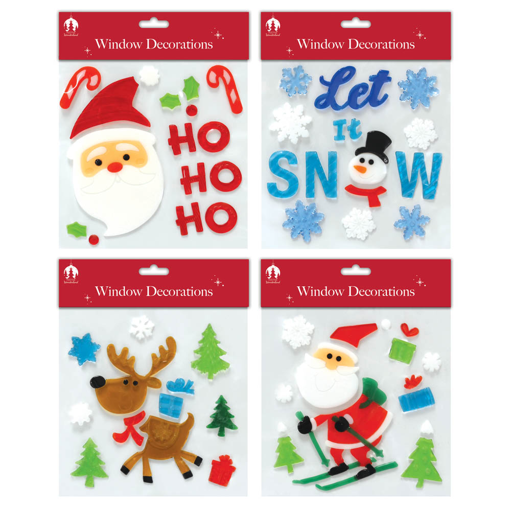 Home Decs XMAS Window Gel
