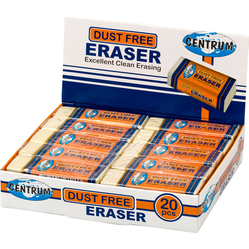 Dust Free Eraser with CDU pack of 20