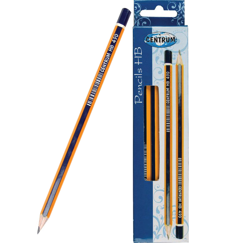 HB Pencils Sharperned Pack of 12, Hanging