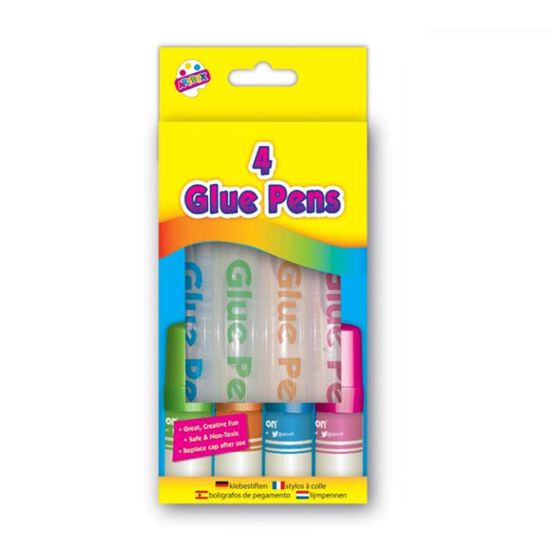 Artbox 4 Large Glue Pens Carded