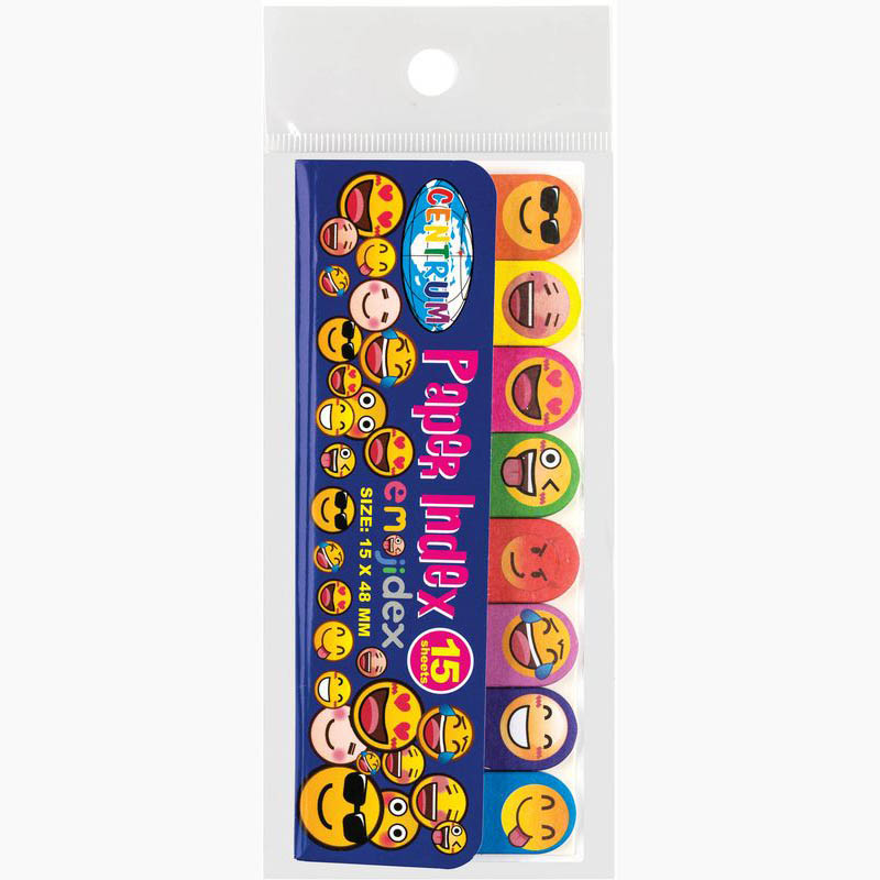 Sticky Emoji Index Highlighter Notes Tab, Pack of 8 Hanging