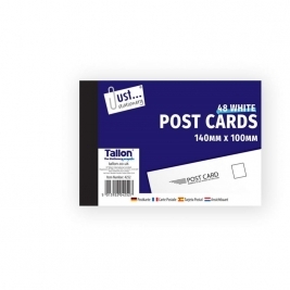 JS Post Cards White, Pack of 48