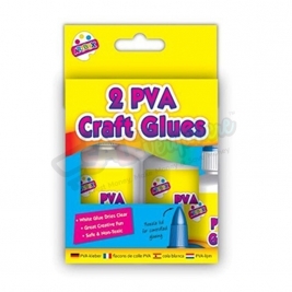 Art Box PVA Glue Bottles 40ml, Pack of 2