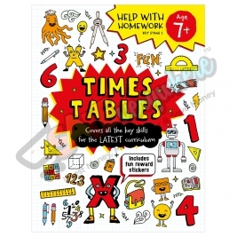 7+ HW Time Tables with Stickers Key Stage 2