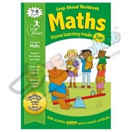 7-8 LA Workbook Maths with Stickers Key Stage 2
