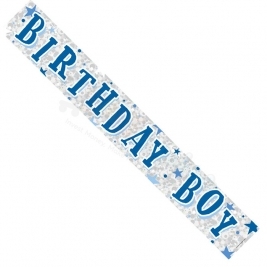 Kaleidoscope Birthday Boy Foil Banner