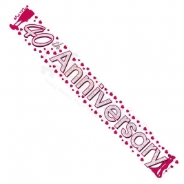 Kaleidoscope 40th Anniversary Foil Banner
