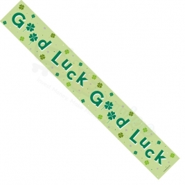 Kaleidoscope Good Luck Foil Banner