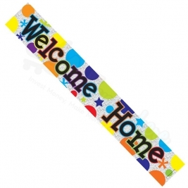 Kaleidoscope Welcome Home Foil Banner