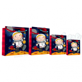 Eurowrap Gift Bag Spaceman Jumbo