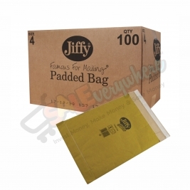 Jiffy Green Fibre Padded Size 4, Box of 100