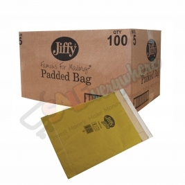 Jiffy Green Fibre Padded Size 5, Box of 100