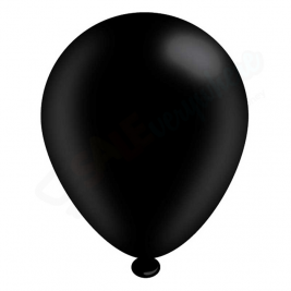 Kaleidoscope Latex Balloons Black 10" For Air or Helium Pack of 8
