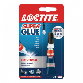 Loctite Super Glue Tube Universal, 3g Carded