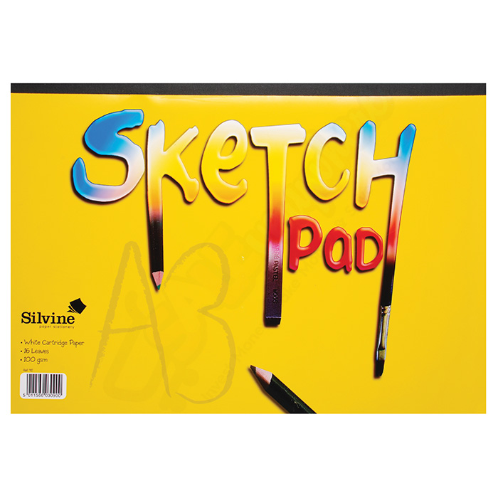Silvine A3 Skecth Pad 100gsm, 40 Pages