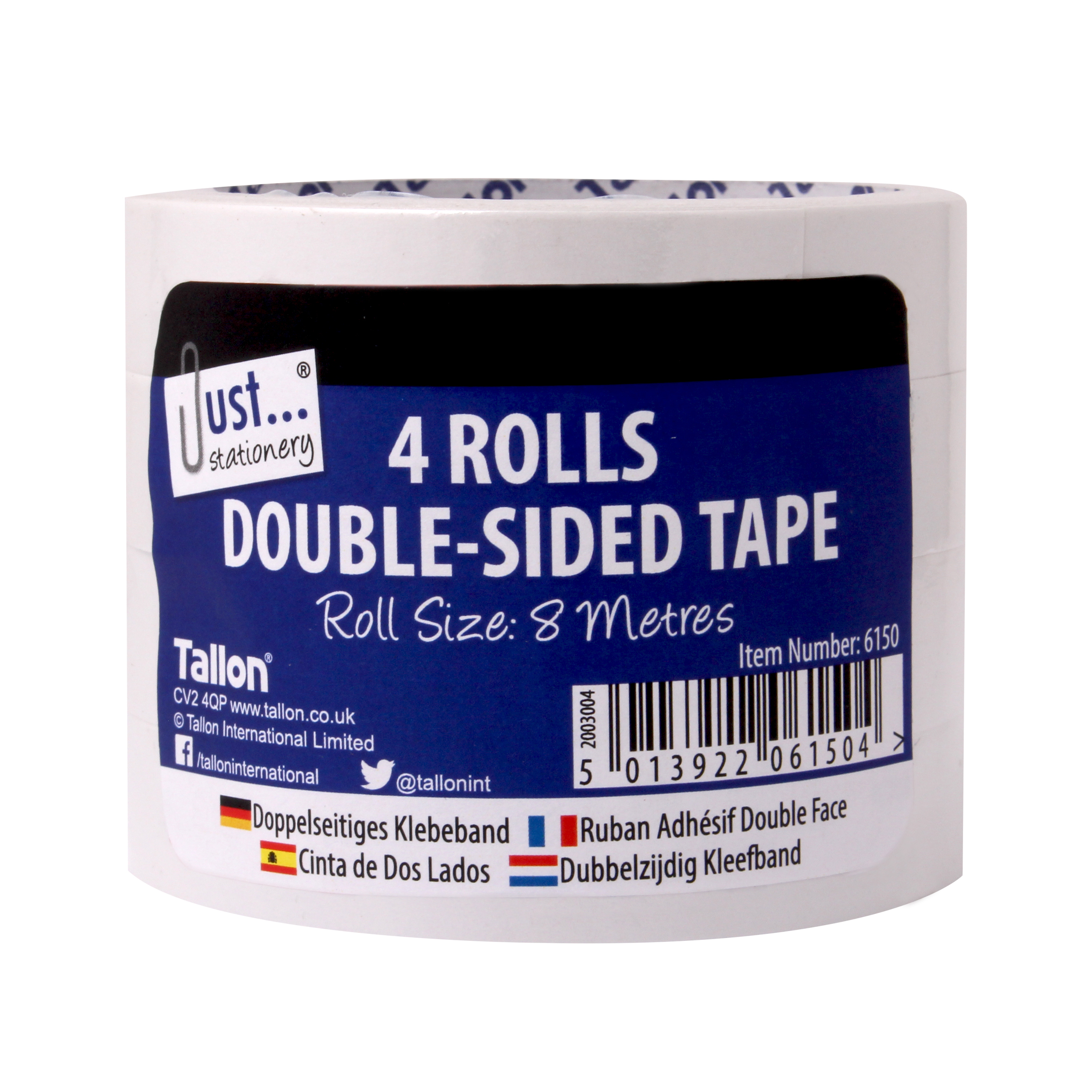 JS Double Sided Tape Pack of 4