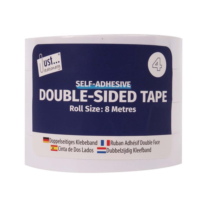 JS Double Sided Tape Pack of 4