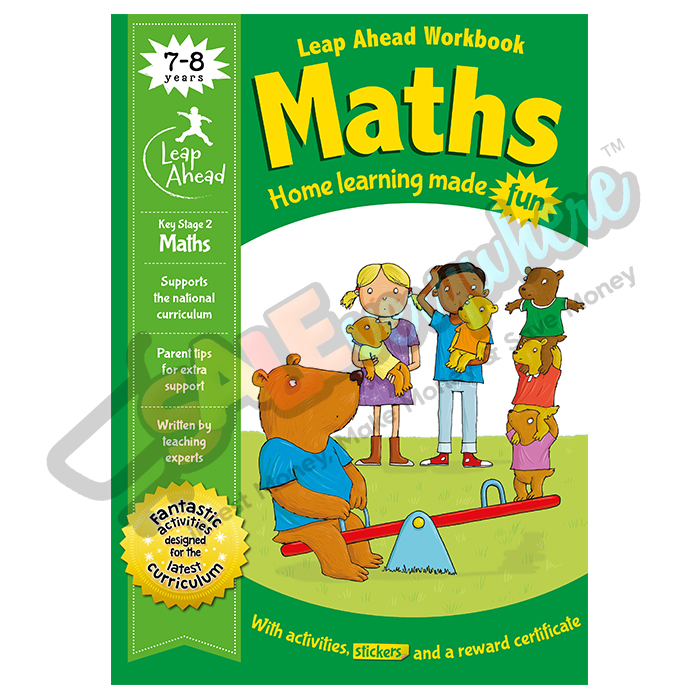 7-8 LA Workbook Maths with Stickers Key Stage 2