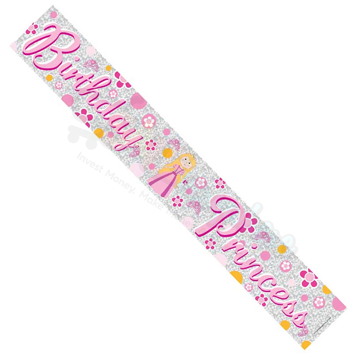 Kaleidoscope Happy Birthday Female Foil Juvenile Banner