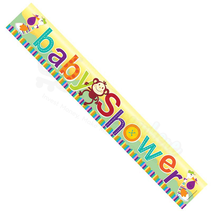 Kaleidoscope Baby Shower Foil  Banner