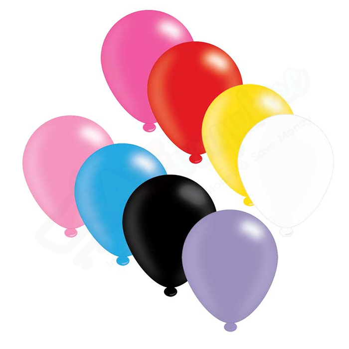 Kaleidoscope Latex Balloons Assorted Colour 10" For Air or Helium Pack of 8