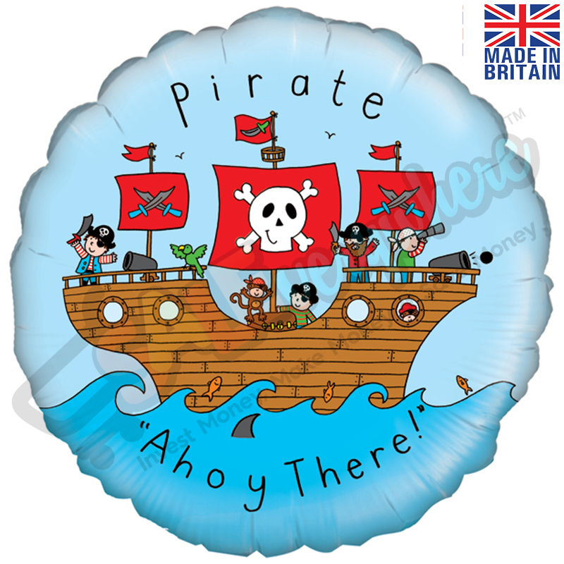 Pirate Blue 18" | 46cm Helium Foil Balloon