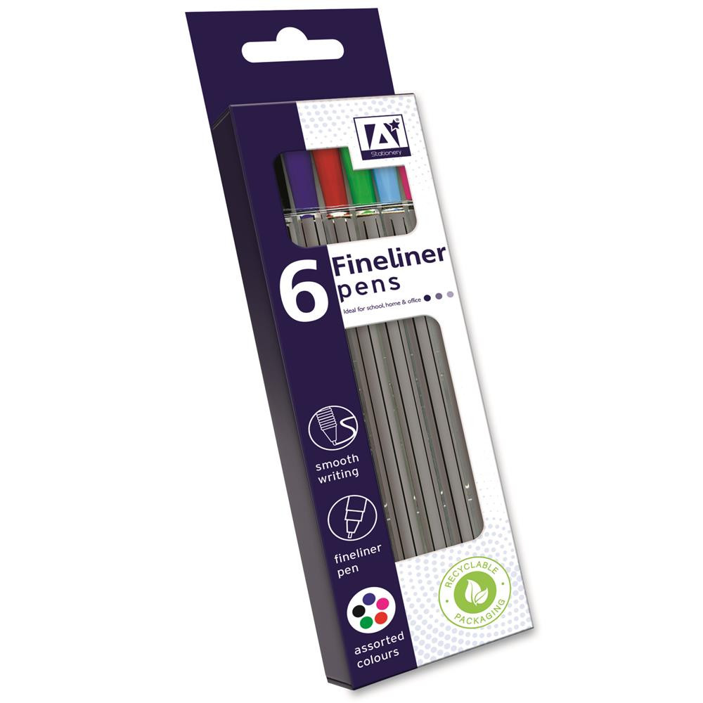 A* fineliners Pen Pack Of 8